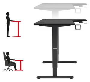 Ergonomický elektrický stôl s nastaviteľnou výškou stola a LED panelom