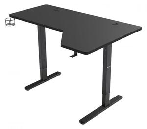 Ergonomický elektrický stôl s nastaviteľnou výškou stola a LED panelom