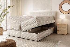 AMBER boxspring posteľ s úložným priestorom, doprava zadarmo