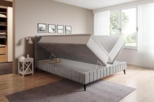 CAYA celočalúnená posteľ s úložným priestorom