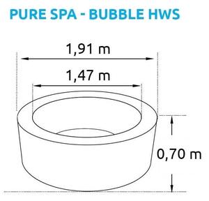 Marimex | Infrasauna Marimex Popular 7001 XXL + Vírivý bazén PureSpa Bubble HWS | 19900138