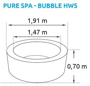 Marimex | Vírivý bazén Pure Spa - Bubble HWS + výhodný set príslušenstva | 19900141