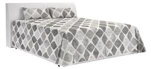 MERKUR čalúnená posteľ s úložným priestorom, v cene denná deka a vankúše