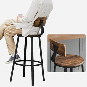 VASAGLE Barová stolička Industry - 54x99 cm - set 2 ks