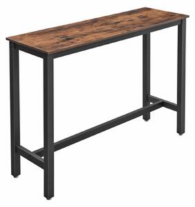 VASAGLE Barový stôl Industry - 120x40x100 cm
