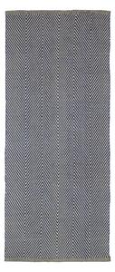Bavlnený koberec Mellow Runner Blue 80x200 cm