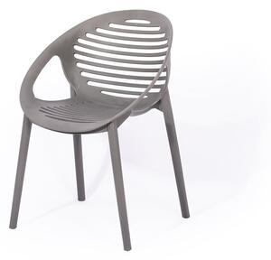 Sivá stohovateľná záhradná stolička Essentials Joanna