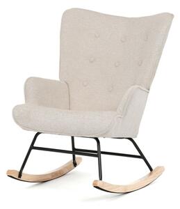 Moderné hojdacie kreslo v elegantnom béžovom prevedení (a-373 béžové)