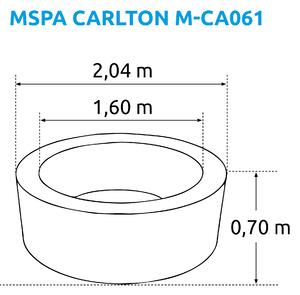 Nafukovacia vírivka Marimex MSPA Carlton M-CA061