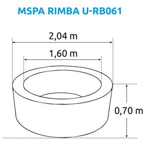 Marimex Bazén vírivý MSPA Rimba U-RB061