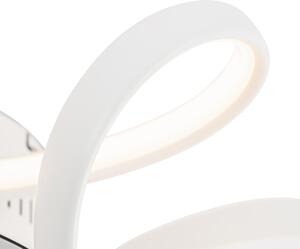 Stropný ventilátor biely vrátane LED s diaľkovým ovládaním - Mandy