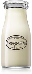 Milkhouse Candle Co. Creamery Lemongrass Tea vonná sviečka Milkbottle 226 g