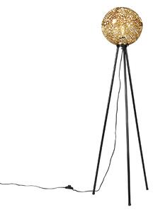 Stojacia lampa Art Deco statív zlatý - Maro