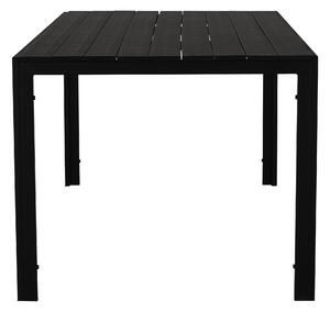 KONDELA Záhradný stôl, 150 cm, čierna, ABELO