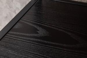 Dizajnový konferenčný stolík Maille 120 cm čierny jaseň