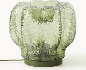 Malá stolová lampa zo skla Umali