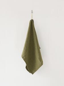 Ľanová kuchynská utierka Martini Olive