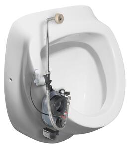 Isvea DYNASTY urinál s automatickým splachovačom 6V DC, zakrytý prívod vody, 39x58 cm