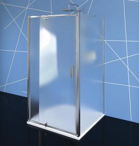 Polysan EASY LINE trojstenný sprchovací kút 800-900x700mm, pivot dvere, L/P variant, Brick sklo