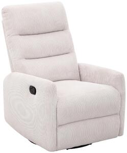 RELAXAČNÉ KRESLO, kov, textil, béžová Carryhome - Kreslá