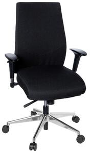 OTOČNÁ STOLIČKA, plochá tkanina, čierna MID.YOU - Online Only kancelárie, Online Only