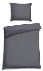 POSTEĽNÁ BIELIZEŇ, satén, tmavosivá, 140/220 cm Florella - Obliečky & plachty