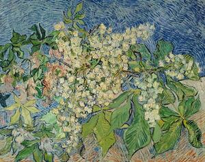 Vincent van Gogh - Umelecká tlač Blossoming Chestnut Branches, 1890, (40 x 30 cm)
