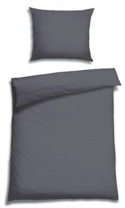 POSTEĽNÁ BIELIZEŇ, seersucker, antracitová, 140/220 cm Florella - Obliečky & plachty