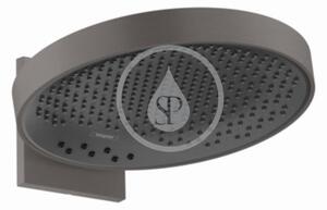 Hansgrohe - Hlavová sprcha 360 s pripojením, 3 prúdy, kartáčovaný čierny chróm