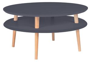 Grafitovosivý konferenčný stolík Ragaba UFO, ⌀ 70 cm