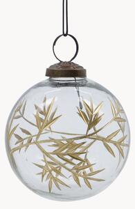 Ručne vyrobené vianočné ozdoby Baubles Leaf, 4 ks