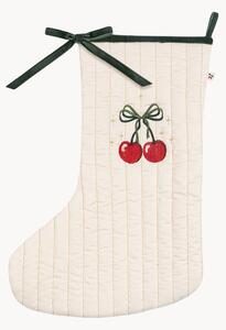 Bavlnená vianočná pančucha Cherry