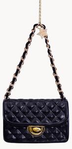 Ručne fúkaná vianočná ozdoba Fashion Bag