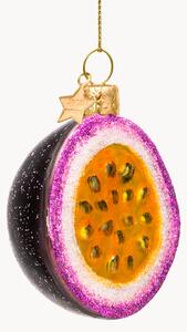 Ručne fúkaná vianočná ozdoba Passion Fruit