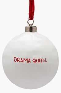 Ručne vyrobená vianočná guľa Drama Queen