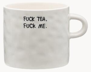 Ručne vyrobený XL hrnček Fuck Tea
