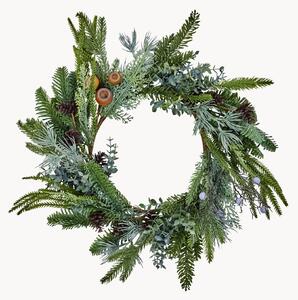 Ručne vyrobený vianočný veniec Deco, Ø 53 cm