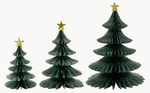 Ručne vyrobené vianočné ozdoby Tree, 3 ks