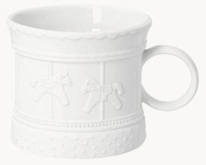 Ručne vyrobený porcelánový hrnček Carousel