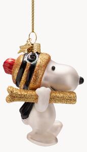 Ručne fúkaná vianočná ozdoba Snoopy Peanuts