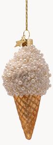 Ručne fúkaná vianočná ozdoba Ice Cream