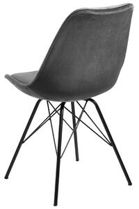 FLHF Jedálenská stolička Kaesfurt, sivá/čierna