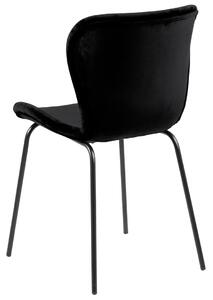 FLHF Jedálenská stolička Morgan, čierna