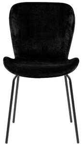 FLHF Jedálenská stolička Morgan, čierna