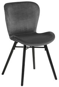 FLHF Jedálenská stolička Morgan, šedá/čierna