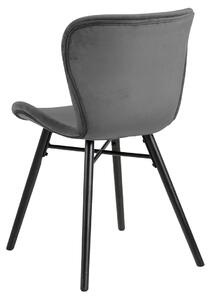 FLHF Jedálenská stolička Morgan, šedá/čierna