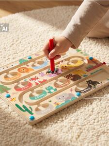 Sinsay - Magnetická edukačná tabuľa sorter s guľôčkami - viacfarebná
