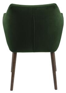FLHF Jedálenská stolička Nutri, zelená/hnedá