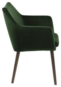 FLHF Jedálenská stolička Nutri, zelená/hnedá