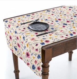 Tom Linen stolný bežec Jarný kvet Velikost: 40x140
